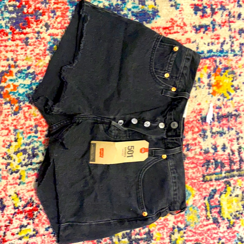 Levi 501 Shorts High Rise Size 28